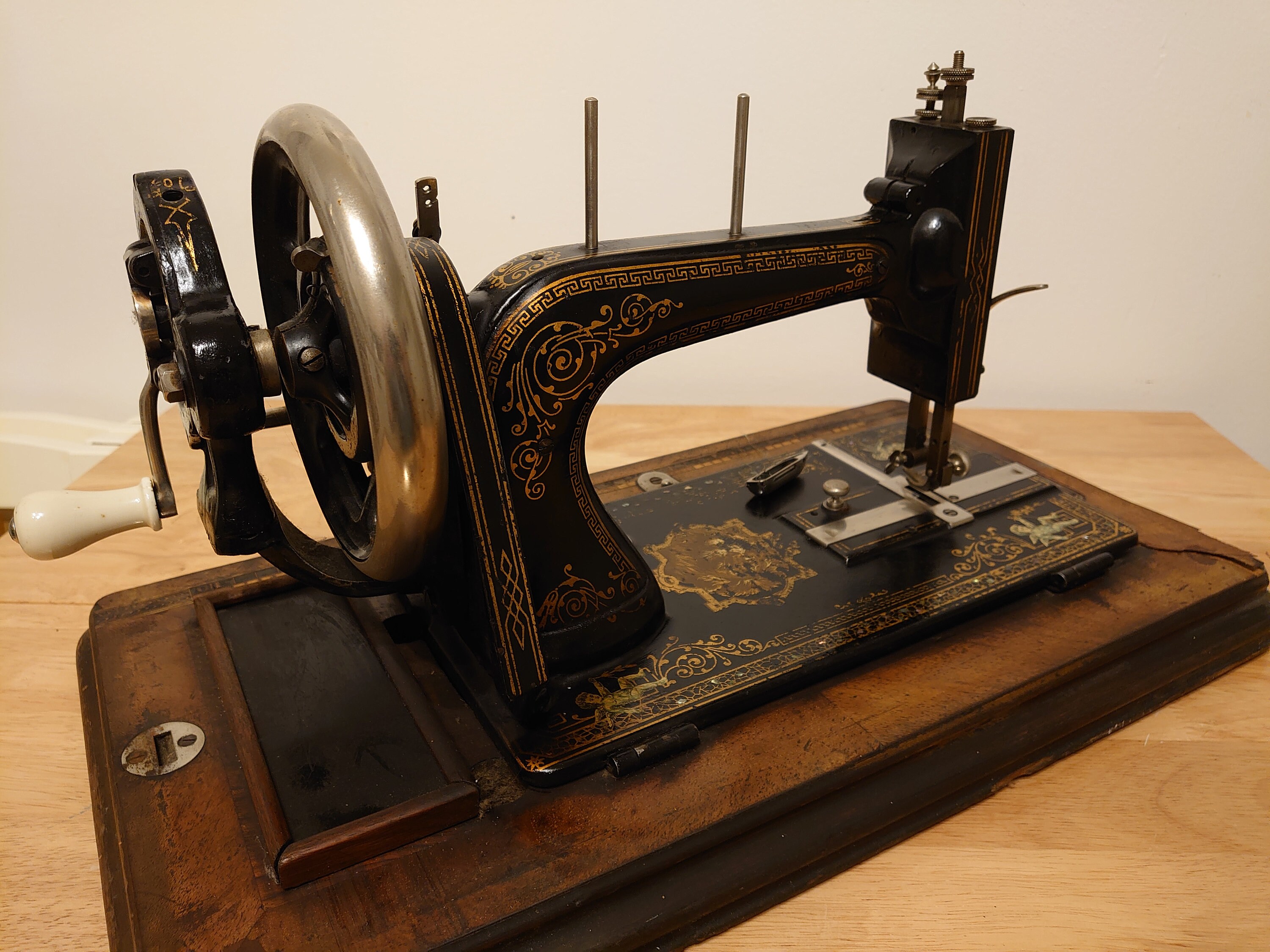 Antique Wertheim Superba Sewing Machine Etsy Australia