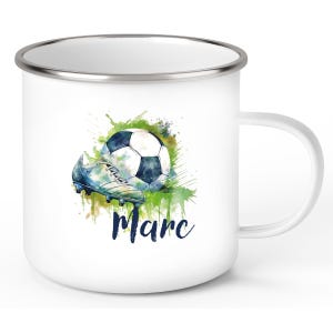 Tazza in metallo smaltato per bambini, motivo