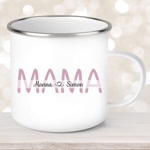 Mug, Mom, Mother&#39;s Day, personalized, enamel or ceramic various colors
