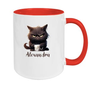 Grumpy Cat Mug #1 Personalized Children's Mug Enamel or Ceramic Various Colors image 2