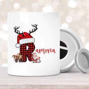 Hucha Navidad nombre y letra deseada personalizada