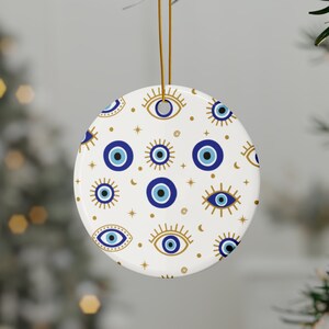 Greek Eye OrnamentZodiac Christmas Ornament