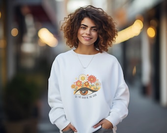 Retro See The Good Unisex Sweatshirt