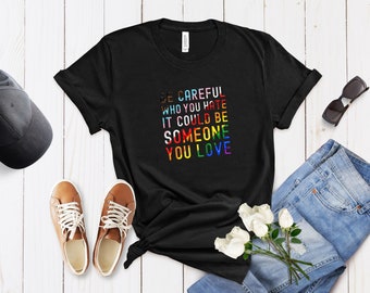 Pride T-Shirt - Love Message Equality Matter Shirt,  Pride Shirt, Gay Shirt, Lesbian Shirt, Pride Ally Shirt, Gay Life