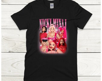 Nicki Minaj, Nicki Minaj T-shirt, Nicki Minaj Fan, Nicki Minaj Gift, Rapper Homage Graphic Shirt, Unisex T-shirt, Crew Shirt, Gift for Fan