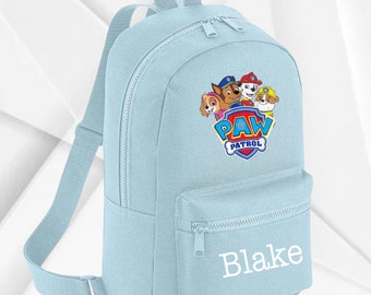 Personalised Backpack ANY NAME Back To School Bag Backpack Kids Nursery Toddler Rucksack