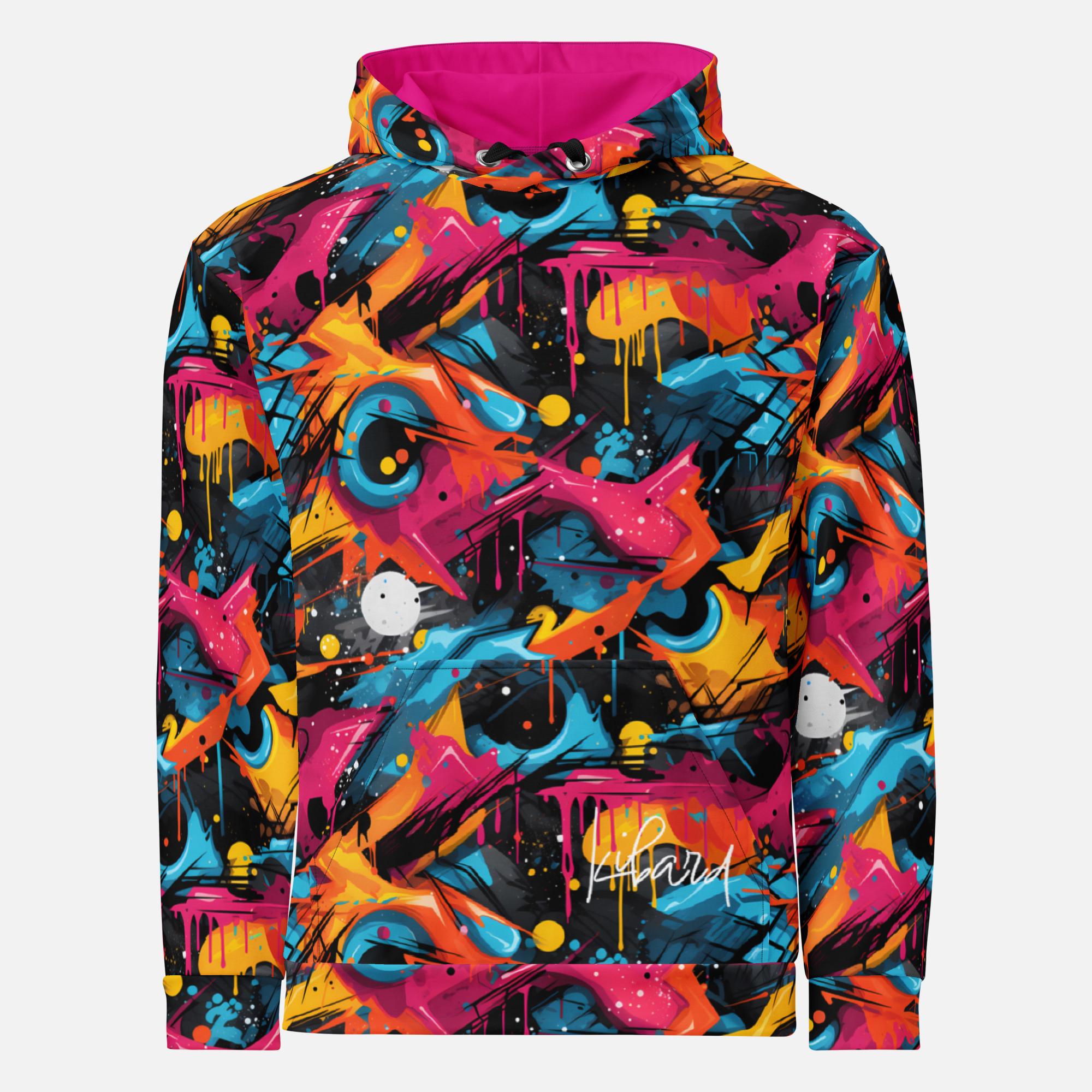 【New Era】 ★ NEON GRAFFITI HOODIE ★ OVER FIT New Era】 ☆ NEON GRAFFITI HOODIE ☆ OVER FIT