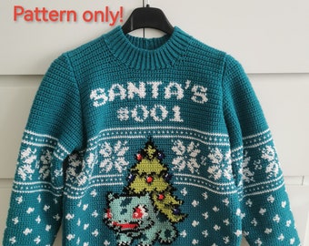 Crochet pattern - Bulbi ugly Christmas sweater