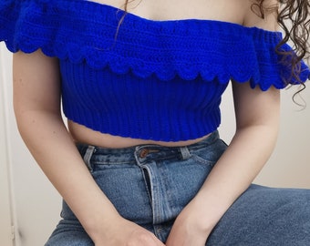 Crochet pattern - Ruffle top