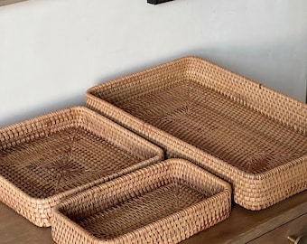 Rattan Serving Tray