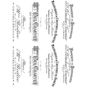 Carta per decalcomanie per mobili, trasferimento ad acqua, decorazione francese, trasferimento in bianco e nero per decorazioni antiche, strumento per forniture artigianali