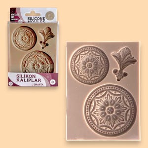 Vintage Decor Silicone Moulds - Polymer Clay Molds for Antique Furniture Design - Moulding Tools - Redesign Decor Mould