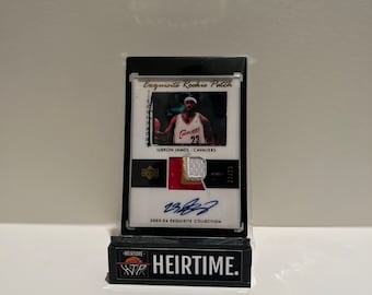 lebron james autographed rookie card