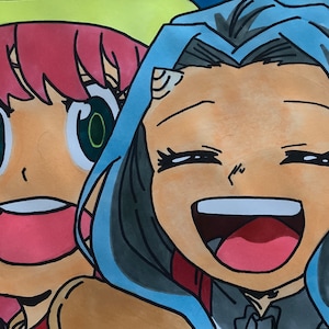 CROSSOVER Anime art A4 prints