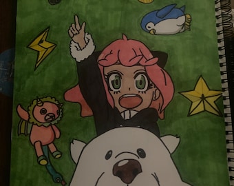 Many SPY X FAMILY Anime art A4 prints
