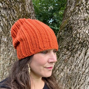 Tom Slouchy Hat, Crocheted Slouchy Hat, Slouchy Winter Hat, Winter Beanie Hat, Winter Hat for Men, Winter Hat for Women, Unisex Crochet Hat