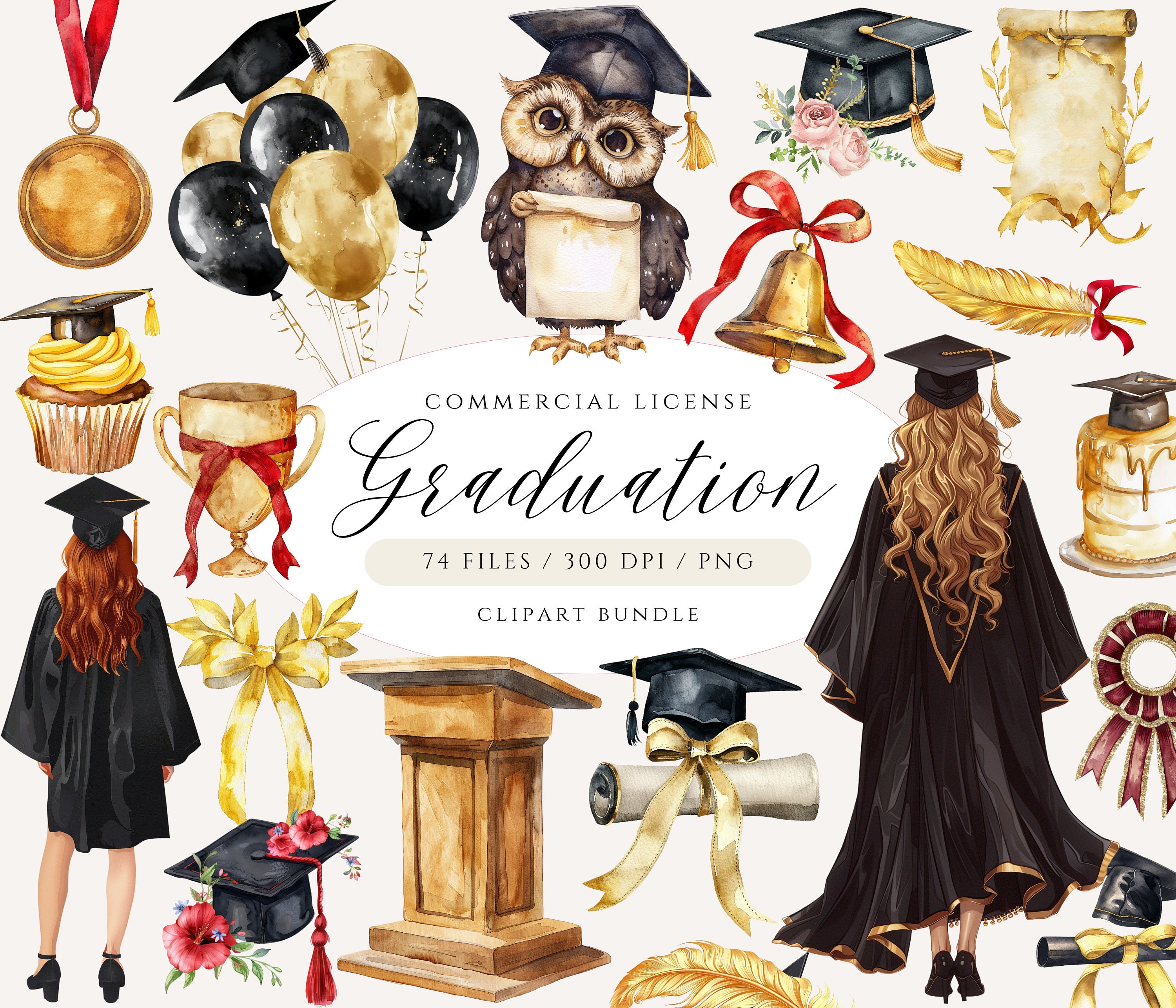 Fascia E Tocco Laurea Con Scritta 'I GRADUATED' Dorato – Set Elegante In Poliestere Per Cerimonia E Festa - 2