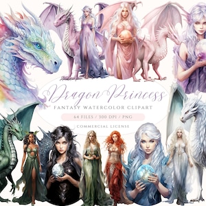 ドラゴン プリンセス クリップアート、ファンタジー ドラゴン クリップアート、プリンセス クリップアート、エレメンタル ドラゴン PNG、ファンタジー ドラゴン、ファンタジー ドラゴン プリンセス