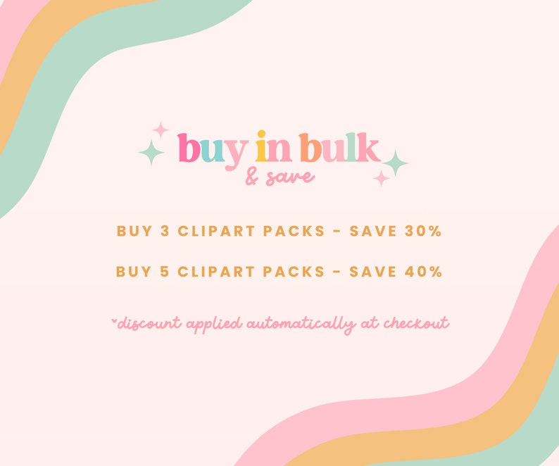 a pink, green, yellow, and blue striped background with the words buy in