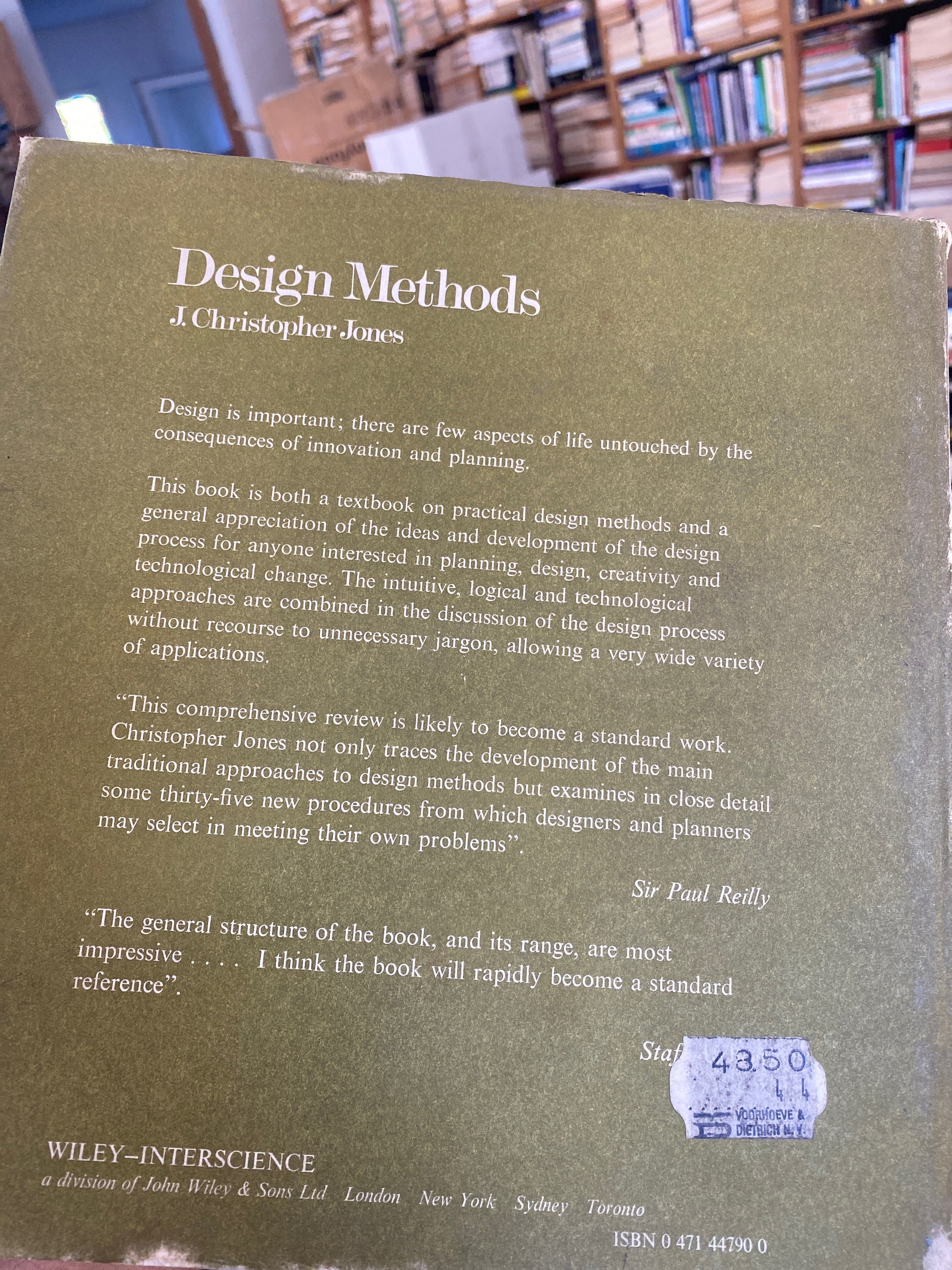 Design Methods Seeds of Human Futures by J. Christopher