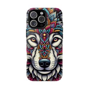 Vibrant Wolf Tough Phone Case