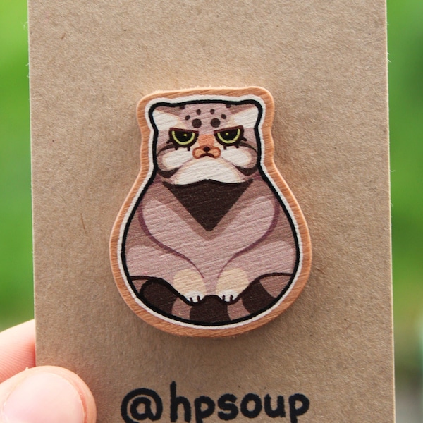 Manul/Pallas Cat Pin