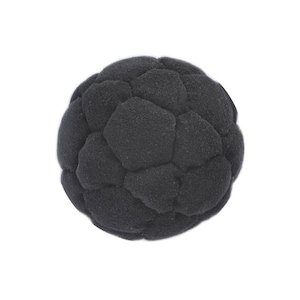 Fotpåse, sparkboll, hacky sack 32 paneler helt svart ref. 483