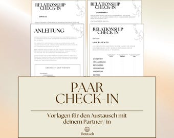 Werkboek voor stellen – Minimalistisch zwart-wit | Printbaar relatiedagboek | Partnercheck-in zonder datum (PDF) | Digitale download