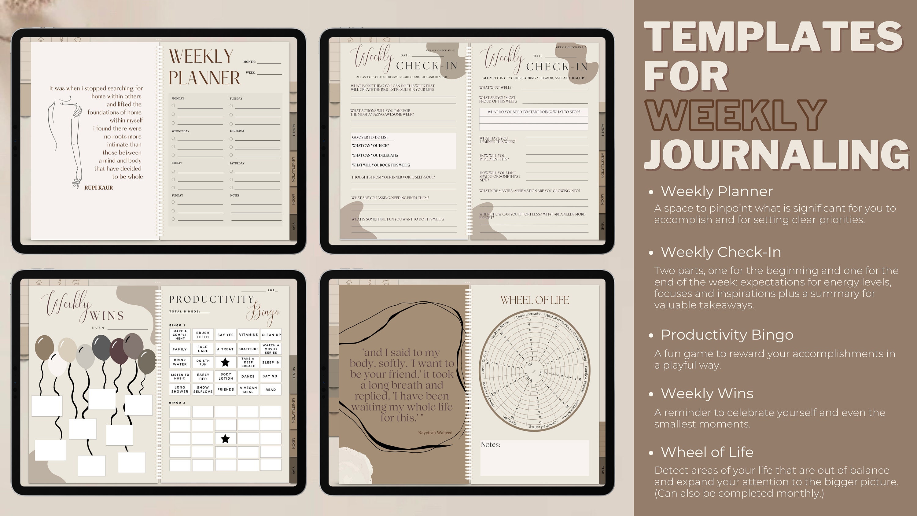 Digital Planner 2024 2025 Undated iPad Planner Goodnotes Planner ...