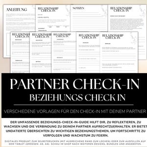 Relationship Check-In Guide | Monthly Reflection & Connection Workbook | Couples Toolkit | Annual Journal | Partner Date Night Valentine's Day