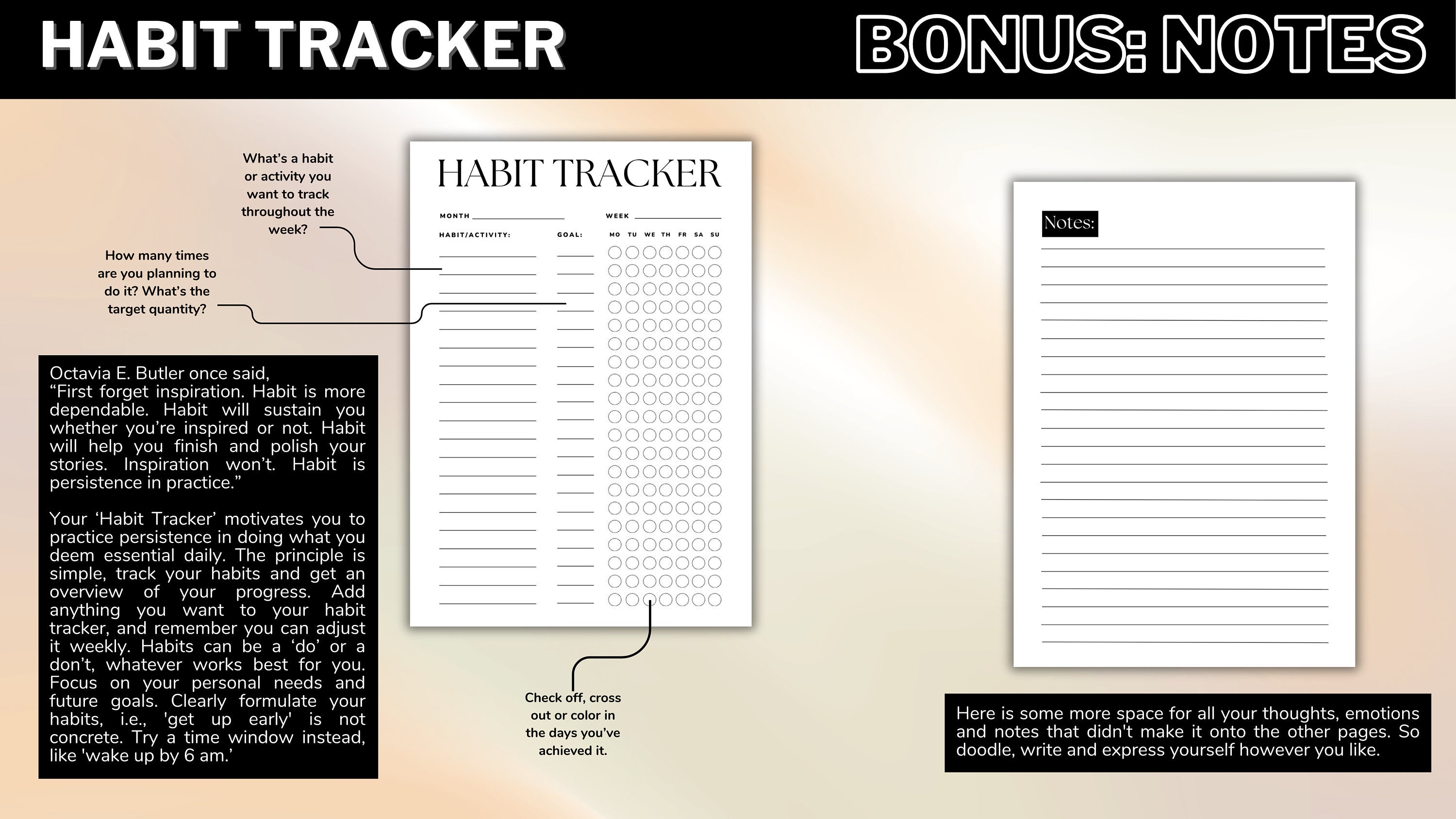 Daily Check in Digital & Printable Journal Mindfulness, Self-reflection ...