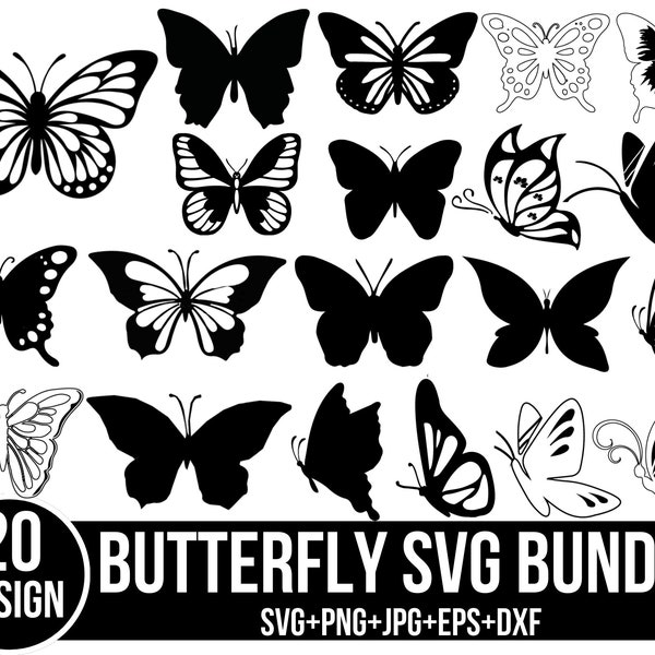 Butterfly Svg - Etsy