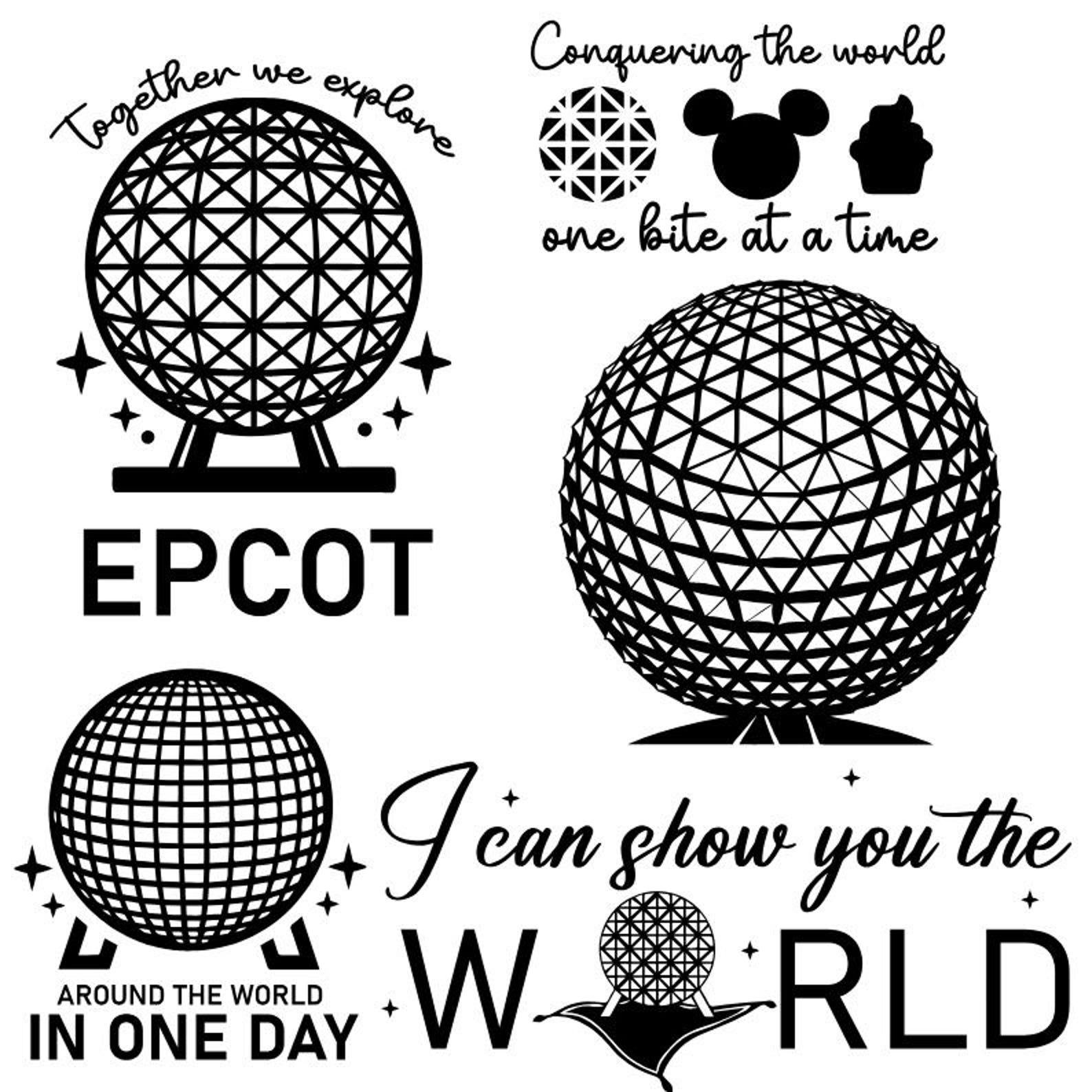 Epcot SVG Bundle, Disney World Vacation Designs (instant Download) - Etsy