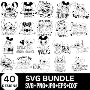 Paquete SVG de Monstruo Azul: 40 diseños únicos (descarga digital)