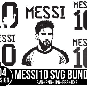 SVG Messi, Messi, clipart numérique, football, Messi Argentine Svg, autocollants, T-shirts, lueur forgée, fichier coupé Cricut, Silhouette