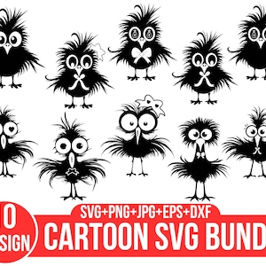 Cartoon Birds Svg Bundle, Birds SVG,  Birds Clipart, Animal svg, Transparent Background, Vector, Hummingbird SVGsvg for cricut, Silhouette