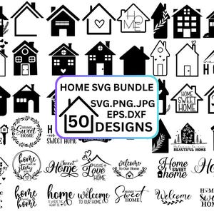 House SVG, House Clipart, House PNG, House Vector, House Silhouette, Home Svg, Home Png, Home Vector, Home Clipart