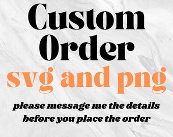 Custom SVG Design: Personalized Logo to Vector, Cricut, Silhouette (Digital Files)