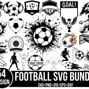 Fußball-Svg-Bundle, Fußball-Ball-Svg, Fußball-Mom-Papa-Svg, Fußballspieler, Spieltag-Vibes-Svg, Fußballhelm-Svg für Cricut, Silhouette