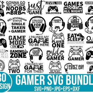 ゲーマー SVG バンドル、ゲーマーの名言 SVG、面白いゲーマー SVG、ゲーム コントローラー SVG、ビデオ ゲーム SVG、男の子用シャツ SVG、プレイ ステーション SVG、Cricut 用カット