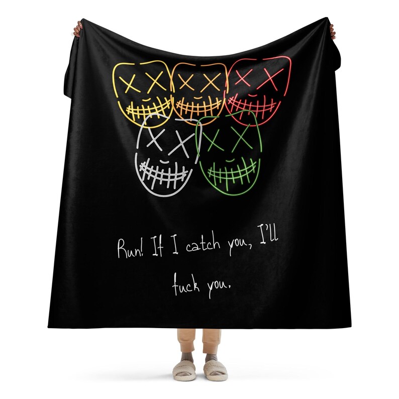 Heathens Bookish Blanket Legacy of Gods Rina Kent Officially Licensed Merch Dark Romance Book Merch Smut Gift for Romance Reader Spicy Gift