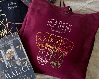 Legacy of Gods Heathens hoodie, Rina Kent, Heathens, Kings U, Book Merch,  Rina Kent, Dark Romance Book Merch,