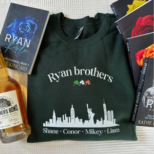 Ryan Brothers Shirt New York Ruthless Sadie Kincaid Bookish Sweatshirt Book Lovers Gift for Reader Dark Romance Merch Spicy Bookish Merch