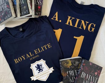 Royal Elite Football Jersey: Rina Kent Dark Romance Book Merch