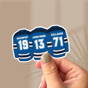 Vipers Jersey Trio Sticker, Kane Preston Jude, Rina Kent Bookish Merch, Beautiful Venom Romance Sticker, Spicy Hockey Book Gift