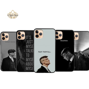 Peaky Blinders Phone Case With Cillian Murphy Thomas Shelby Hot Actors For IPhone 14 13 IPhone 11 Case Samsung A20 Gift for her Gift for BFF