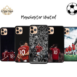Manchester United Phone Case iPhone 15 Fifa Soccer Ronaldo Højlund Onana Busby iPhone 15 Pro iPhone 15 Pro Max iPhone 14 Case Gift Charlton