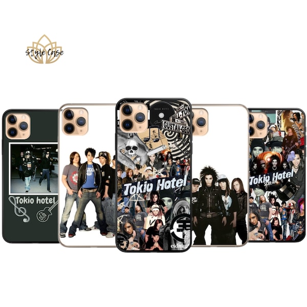 Tokio Hotel Phone Case Bill Kaulity Tom Kaulitz Rock Band Iphone Case 2000s, Iphone 14 Case Iphone 13 Gift for Music Lover Samsung A20 Case