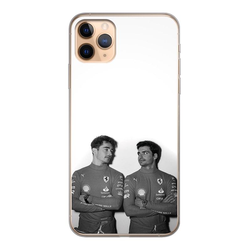 Ferrari F1 Phone Case: Leclerc & Sainz, Racing Fan Gift image 2