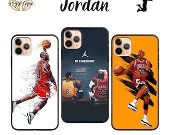 Jordan Telefon Fall Michael Jordan Bulls NBA Basketball Brynat IPhone 14 Fall Telefon Fall Geschenk für Ihn Geschenk für Sie Samsung A20 IPhone 13 Fall